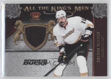 2011-12 Panini Crown Royale - All the King's Men Memorabilia #25 - George Parros