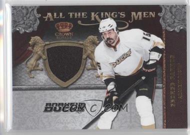 2011-12 Panini Crown Royale - All the King's Men Memorabilia #25 - George Parros