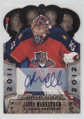 2011-12 Panini Crown Royale - [Base] - Premiere Date Black Signatures #37 - Jacob Markstrom /1