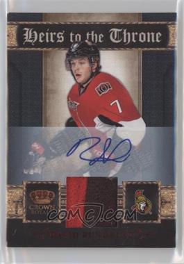 2011-12 Panini Crown Royale - Heirs to the Throne Materials - Prime Signatures #20 - David Rundblad /25