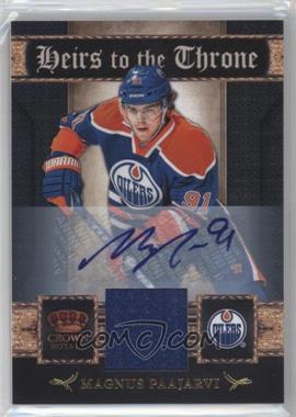 2011-12 Panini Crown Royale - Heirs to the Throne Materials - Signatures #12 - Magnus Paajarvi /100