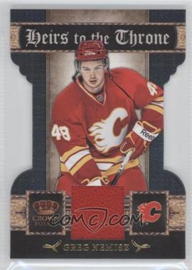 2011-12 Panini Crown Royale - Heirs to the Throne Materials #25 - Greg Nemisz