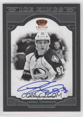 2011-12 Panini Crown Royale - Ice Kings - Signatures #15 - Gabriel Landeskog /99