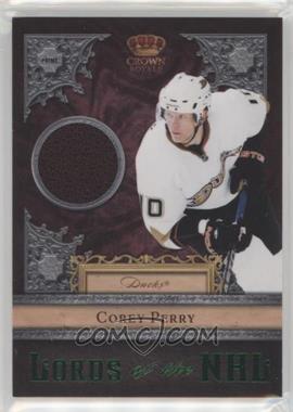 2011-12 Panini Crown Royale - Lords of the NHL - Memorabilia Prime #14 - Corey Perry