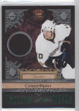 2011-12 Panini Crown Royale - Lords of the NHL - Memorabilia Prime #14 - Corey Perry