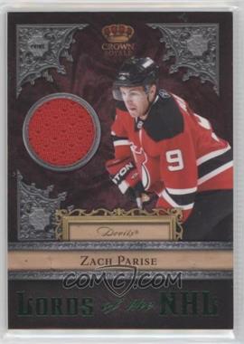 2011-12 Panini Crown Royale - Lords of the NHL - Memorabilia Prime #22 - Zach Parise