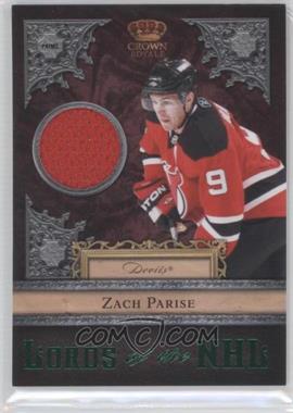 2011-12 Panini Crown Royale - Lords of the NHL - Memorabilia Prime #22 - Zach Parise