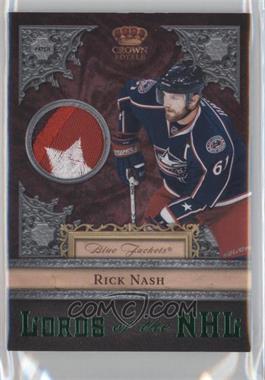 2011-12 Panini Crown Royale - Lords of the NHL - Patch #4 - Rick Nash /25