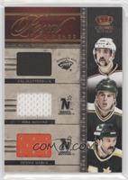 Cal Clutterbuck, Mike Modano, Dennis Maruk