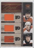 Claude Giroux, Danny Briere, Jeremy Roenick