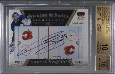 2011-12 Panini Crown Royale - Scratching the Surface Signatures #26 - Curtis Joseph [BGS 10 PRISTINE]