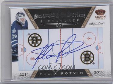 2011-12 Panini Crown Royale - Scratching the Surface Signatures #28 - Felix Potvin