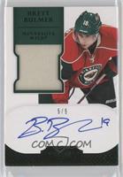 Autographed Rookie Patches - Brett Bulmer #/5