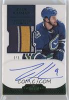Autographed Rookie Patches Short Print - Zack Kassian #/5