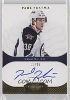 Autographed Rookies - Paul Postma #/25