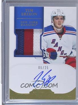 2011-12 Panini Dominion - [Base] - Gold #160 - Autographed Rookie Patches - Tim Erixon /25