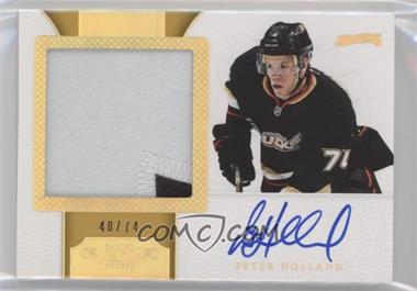2011-12 Panini Dominion - [Base] - Horizontal #131 - Autographed Rookie Patches - Peter Holland /74
