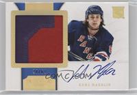 Autographed Rookie Patches Short Print - Carl Hagelin #/62