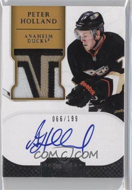 2011-12 Panini Dominion - [Base] #131 - Autographed Rookie Patches - Peter Holland /199
