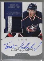 Autographed Rookie Patches - Tomas Kubalik [Noted] #/199