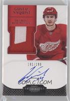 Autographed Rookie Patches - Gustav Nyquist #/199