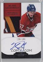 Autographed Rookie Patches - Blake Geoffrion #/199