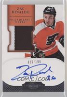 Autographed Rookie Patches - Zac Rinaldo #/199