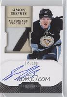 Autographed Rookie Patches - Simon Despres #/199