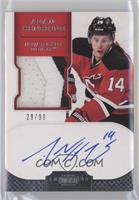 Autographed Rookie Patches Short Print - Adam Henrique #/99