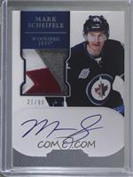 Autographed Rookie Patches Short Print - Mark Scheifele [Noted] #/99