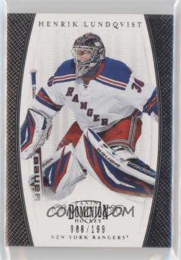 2011-12 Panini Dominion - [Base] #43 - Henrik Lundqvist /199