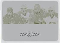 David Savard, Cam Atkinson, John Moore, Ryan Johansen #/1