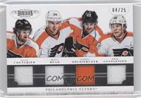 Matt Read, Erik Gustafsson, Harry Zolnierczyk, Sean Couturier #/25