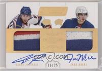 2013-14 Panini Prime Update - Aaron Palushaj, John Moore #/25