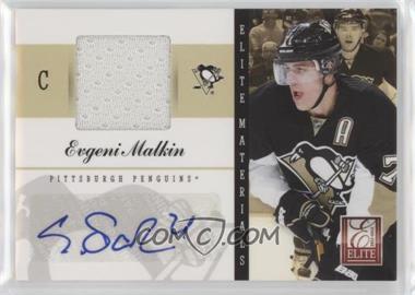 2011-12 Panini Elite - Materials - Autographs #18 - Evgeni Malkin /25 [EX to NM]