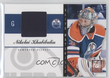 2011-12 Panini Elite - Materials #37 - Nikolai Khabibulin