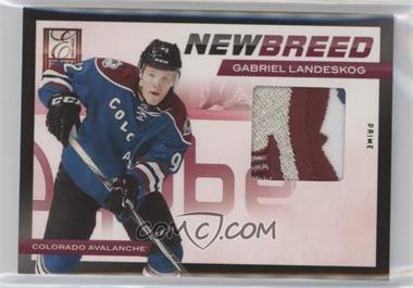 2011-12 Panini Elite - New Breed Materials - Prime #10 - Gabriel Landeskog /25