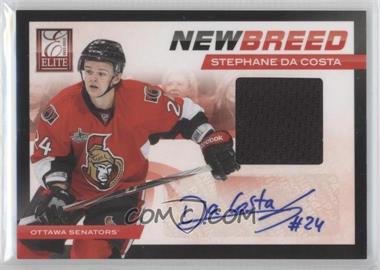 2011-12 Panini Elite - New Breed Materials - Signatures #38 - Stephane Da Costa /50