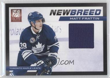 2011-12 Panini Elite - New Breed Materials #15 - Matt Frattin