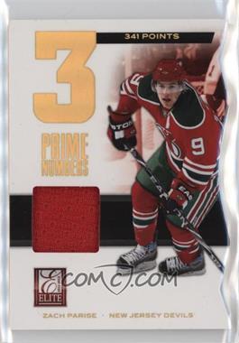 2011-12 Panini Elite - Prime Numbers - Jerseys #15 - Zach Parise /341 [EX to NM]