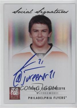 2011-12 Panini Elite - Social Signatures #06 - James van Riemsdyk