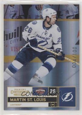 2011-12 Panini Playoff Contenders - [Base] - Gold #26 - Martin St. Louis /100