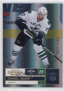 2011-12 Panini Playoff Contenders - [Base] - Gold #47 - Daniel Sedin /100