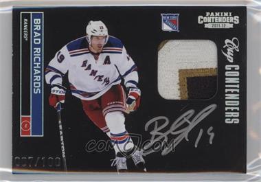 2011-12 Panini Playoff Contenders - [Base] - Patch Signatures #118 - Cup Contenders - Brad Richards /100
