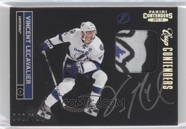 2011-12 Panini Playoff Contenders - [Base] - Patch Signatures #137 - Cup Contenders - Vincent Lecavalier /100