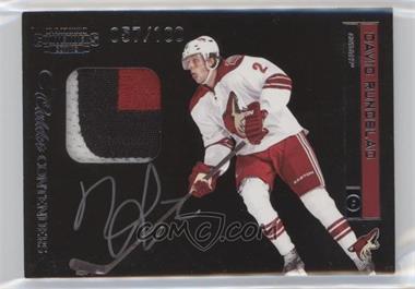 2011-12 Panini Playoff Contenders - [Base] - Patch Signatures #239 - Calder Contenders - David Rundblad /100