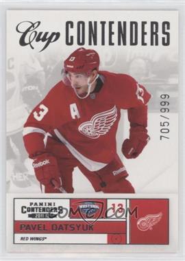 2011-12 Panini Playoff Contenders - [Base] #110 - Cup Contenders - Pavel Datsyuk /999