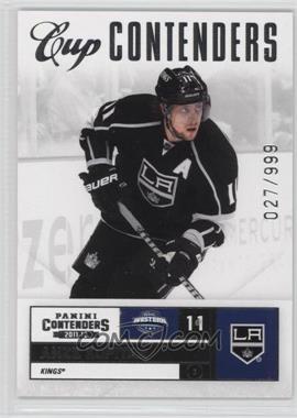 2011-12 Panini Playoff Contenders - [Base] #113 - Cup Contenders - Anze Kopitar /999