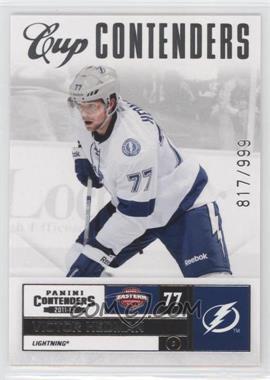 2011-12 Panini Playoff Contenders - [Base] #139 - Cup Contenders - Victor Hedman /999