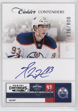 2011-12 Panini Playoff Contenders - [Base] #218 - Calder Contenders - Ryan Nugent-Hopkins /800